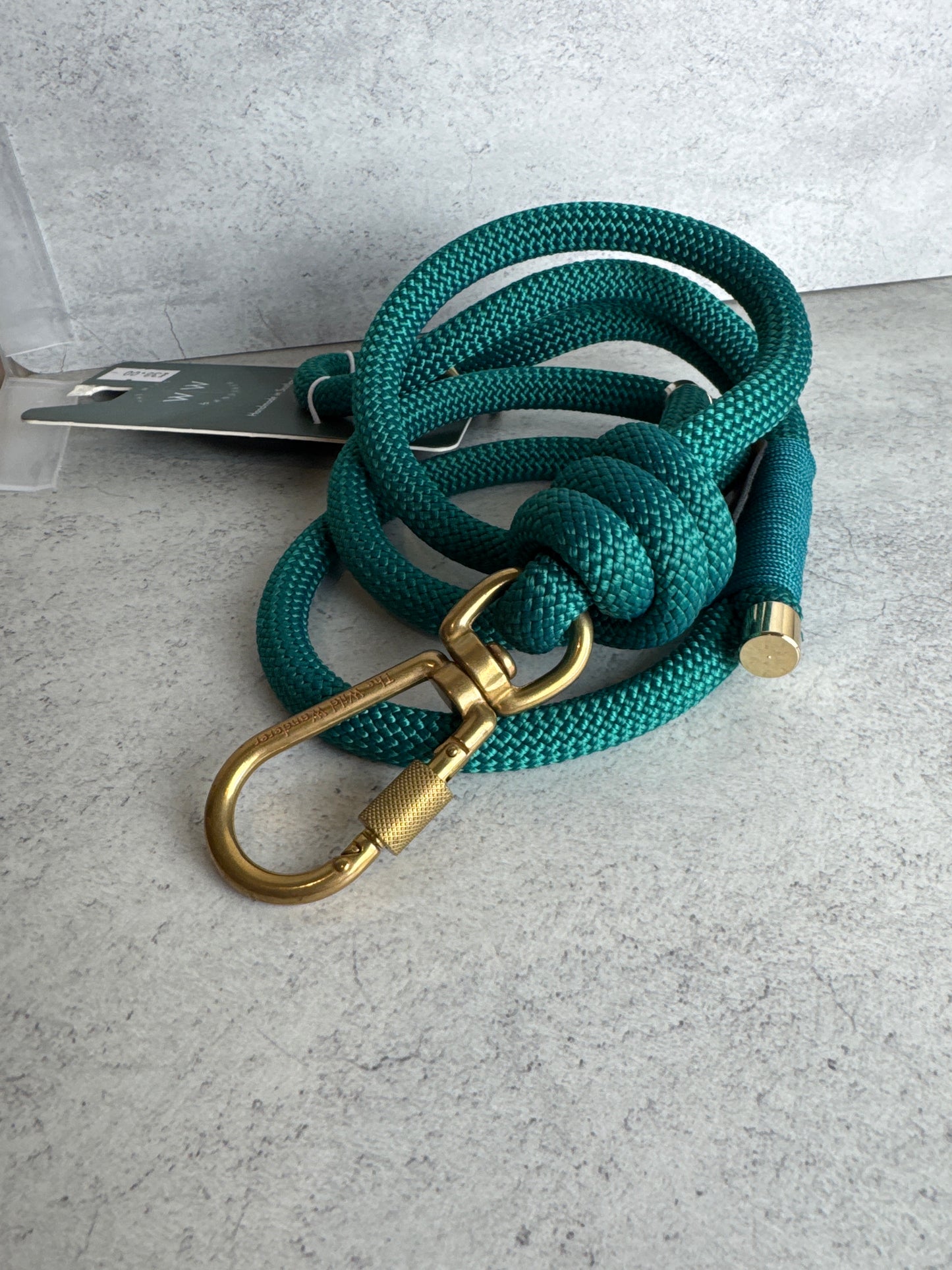 4ft teal clip lead