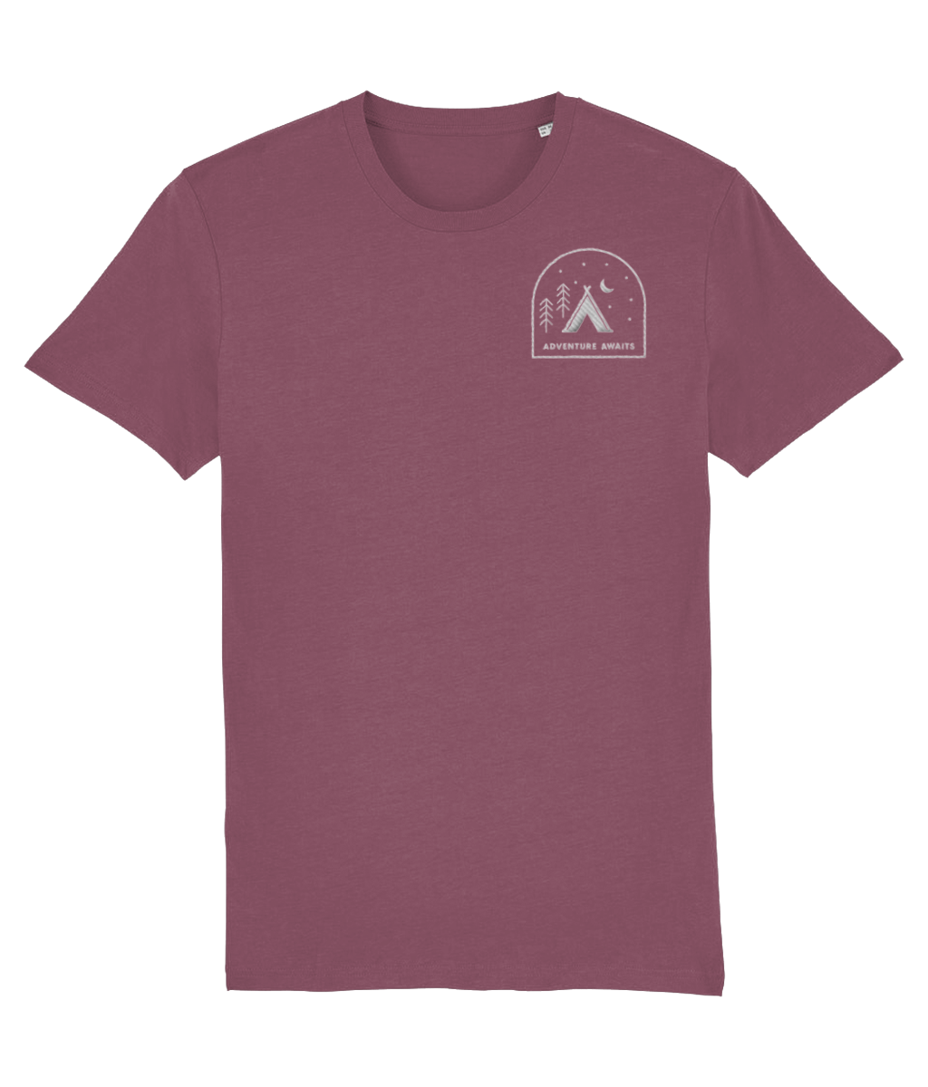 Adventure Awaits Embroidered Tee