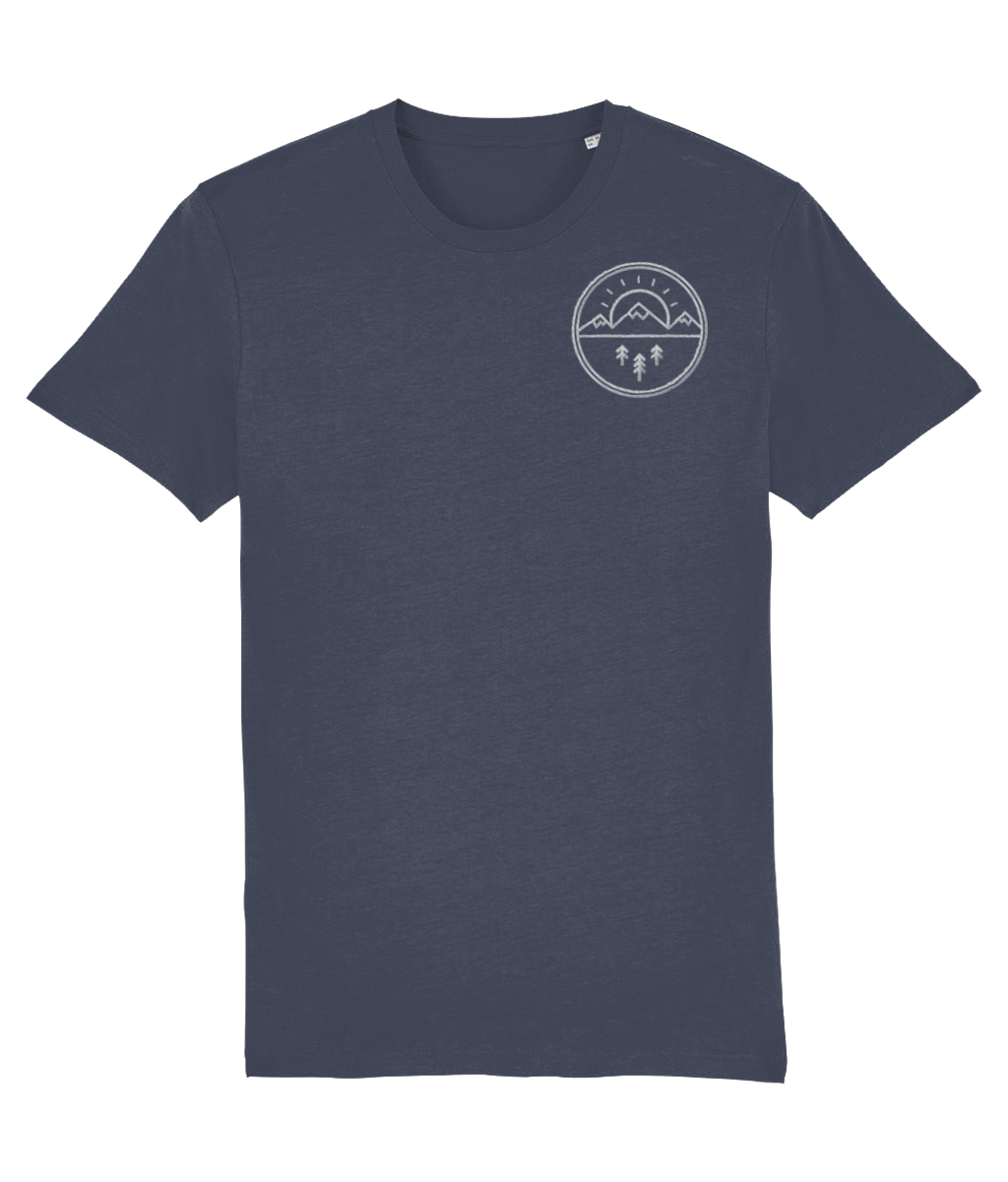 Mountain Sunrise Embroidered Tee