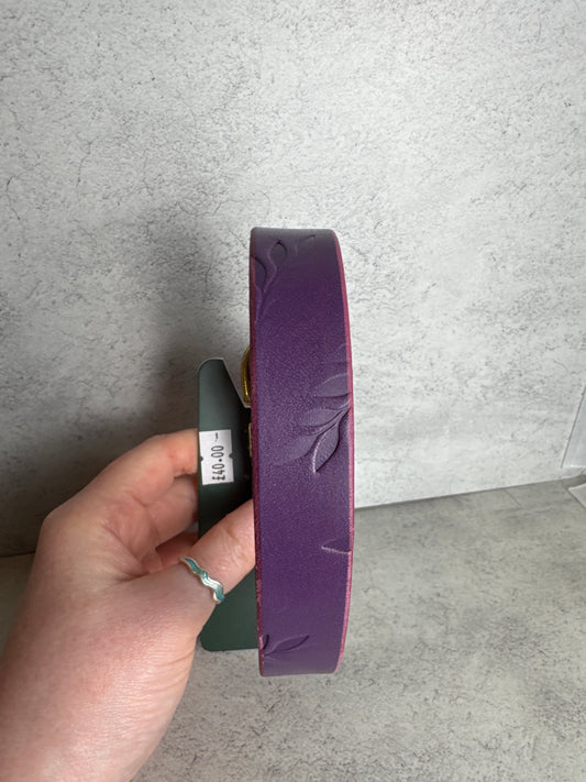 14-17 new leaf purple leather