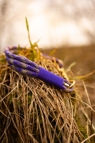 Wild Violet Rope Collar