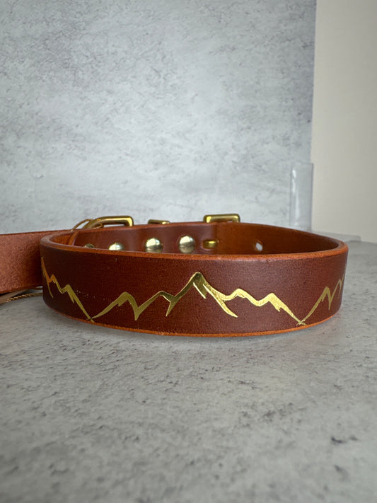 Chestnut leather Nevis Foil 19mm 11-14