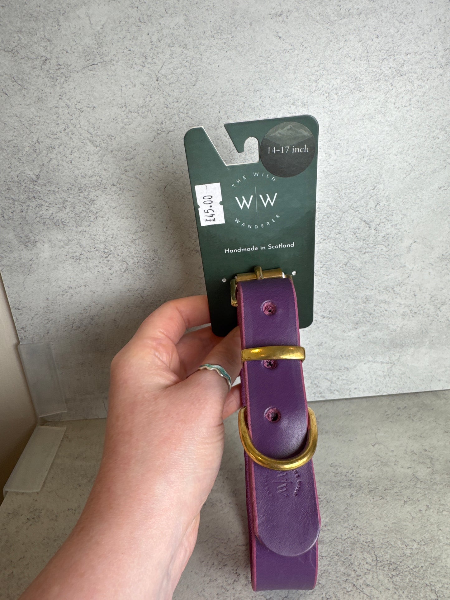 New Leaf Purple Leather 14-17