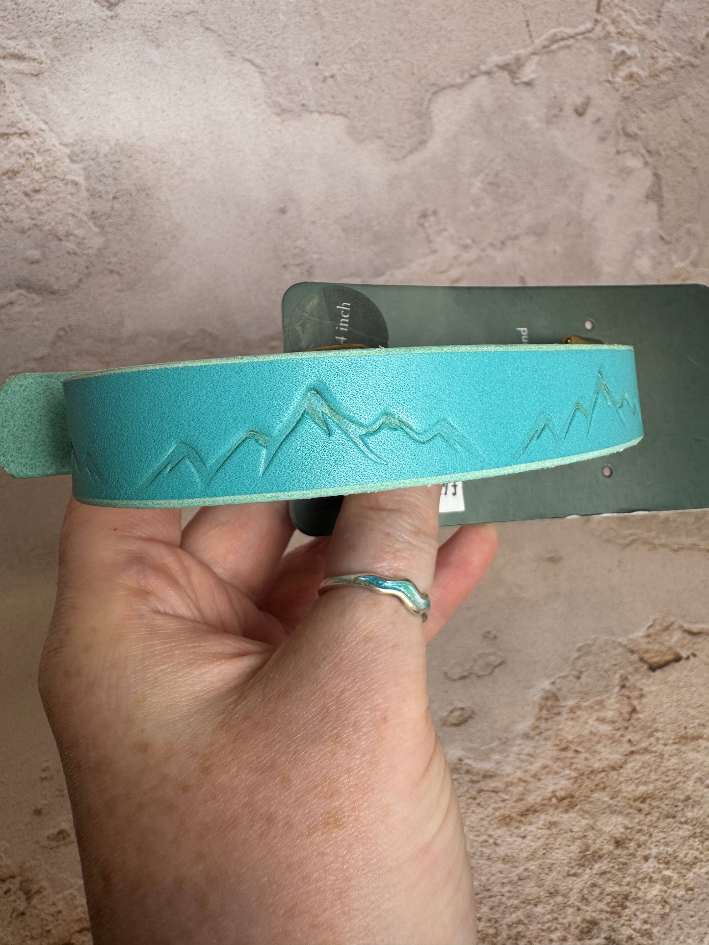 Blue Leather. Nevis. 19mm 11-14